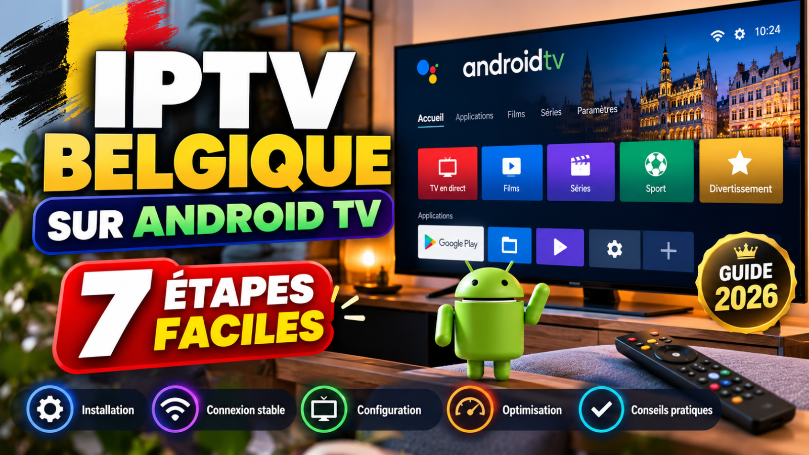 IPTV Belgique Android TV