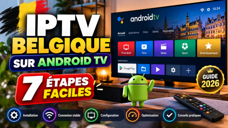 IPTV Belgique sur Android TV : guide complet pour une installation réussie