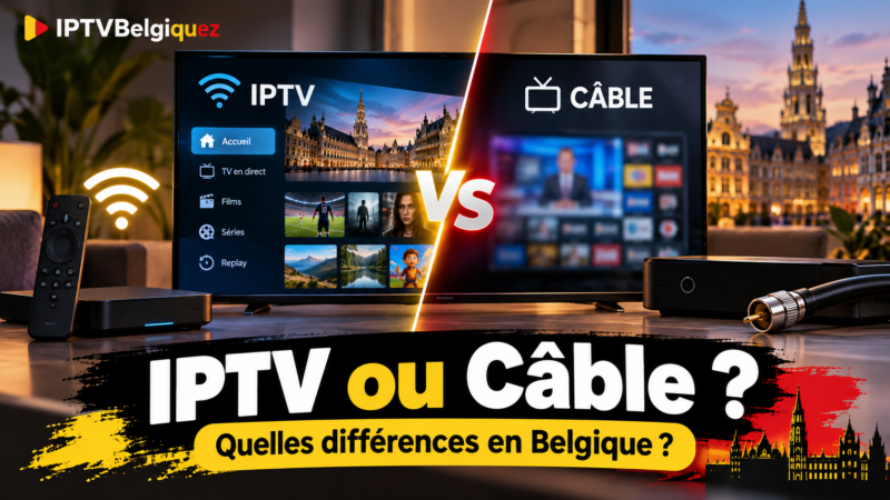 IPTV ou télévision par câble : quelles différences en Belgique en 2026 ?