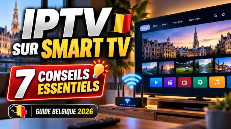 IPTV Belgique : 7 conseils essentiels pour Smart TV
