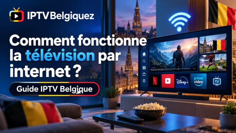 Fonctionnement IPTV Belgique : le guide IPTVBelgiquez